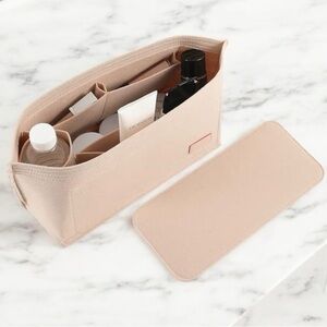 NEW!Purse Organizer Insert, Felt Bag Tote Fit Base Shaper 2pc Set Medium